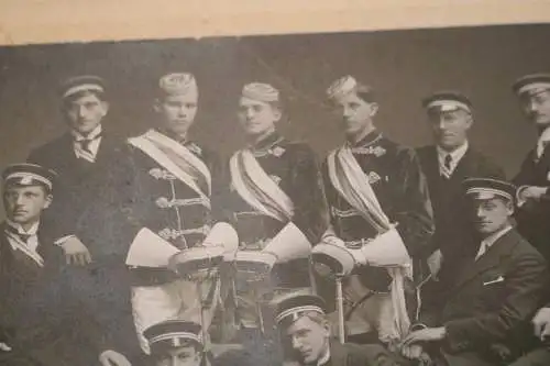 tolles altes  Foto - Studenten - Burschenschaft - Freising - 1910-30 ???