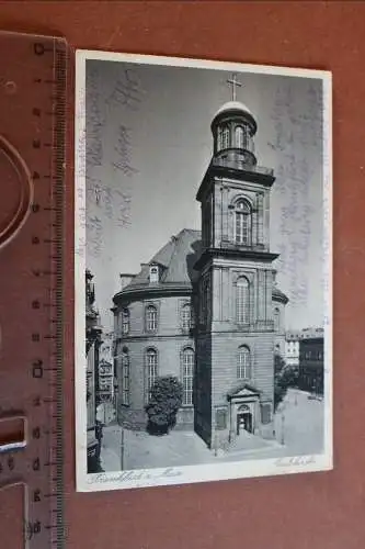 tolle alte Karte - Frankfurt am Main - Paulskirche  1936