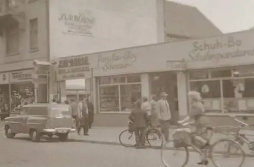 tolles altes Negativ - Hotel Zur Börse, daneben Tengelmann - Ort ??  60er Jahre