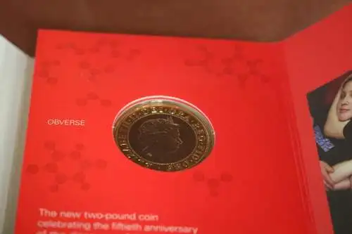 2003 DNA Double Helix £2 Brilliant Uncirculated Coin Pack  - Münze 