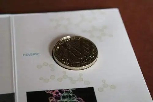 2003 DNA Double Helix £2 Brilliant Uncirculated Coin Pack  - Münze
