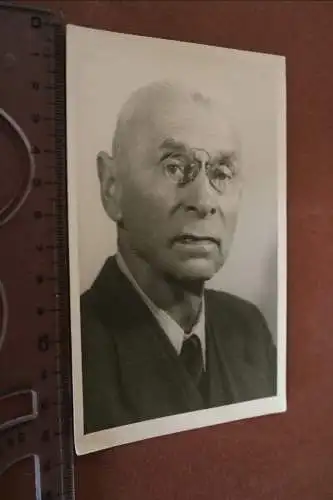 tolles altes Foto - Portrait älterer Herr - Konrektor in Wuppertal-Barmen