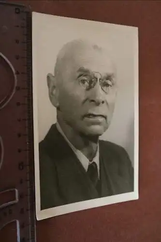 tolles altes Foto - Portrait älterer Herr - Konrektor in Wuppertal-Barmen 
