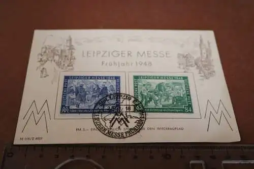 alte Ganzsache - Leipziger Messe Frühjahr 1948 (2)