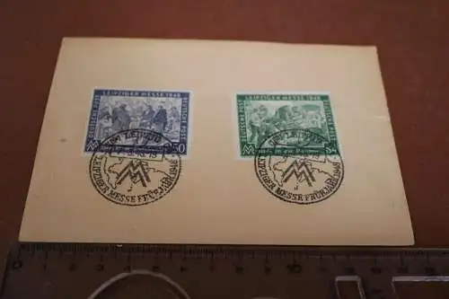 alte Ganzsache - Leipziger Messe Frühjahr 1948  Sonderstempel ?