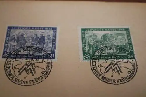 alte Ganzsache - Leipziger Messe Frühjahr 1948  Sonderstempel ?