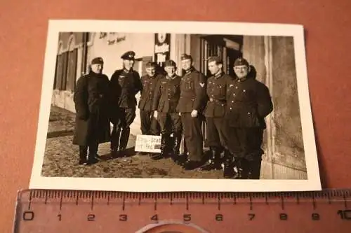 tolles altes Foto - Gruppe Soldaten Regiments-Stab Art.Regt. 96?