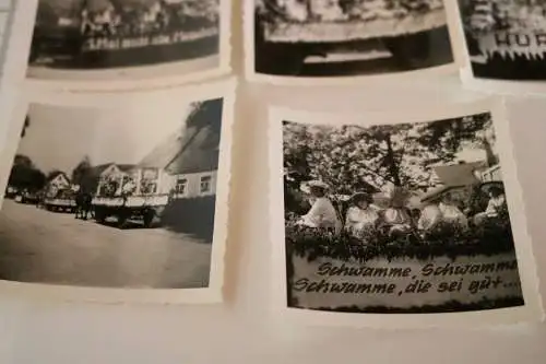 fünf tolle alte Fotos - Festumzug 1. Mai  50-60er Jahre - Bärenstein ??