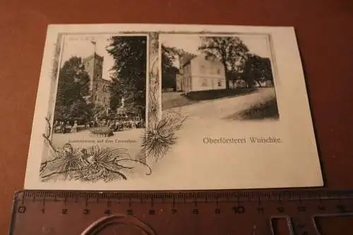 tolle alte Karte - Oberförsterei Wuischke Pommritz