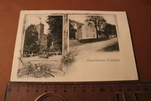 tolle alte Karte - Oberförsterei Wuischke Pommritz 