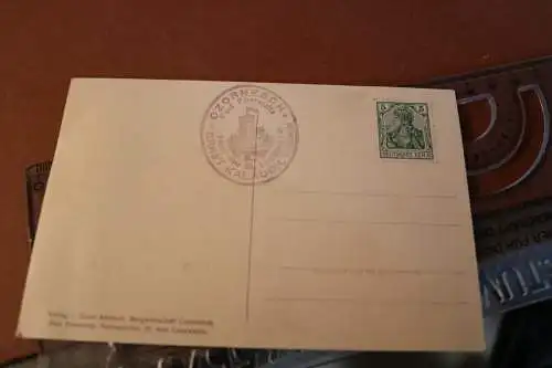 tolle alte Karte - Oberförsterei Wuischke Pommritz 