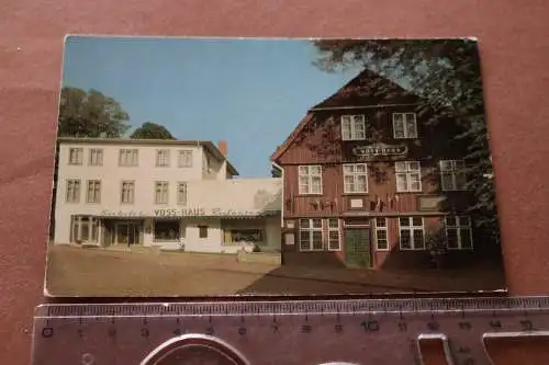 tolle alte Karte - Seehotel Vosshaus Eutin Holstein 
