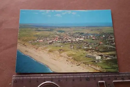 tolle alte Karte - Insel Sylt  Nordseebad Wenningstedt