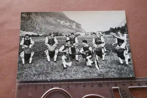 tolle alte Karte - Brauchtumsgruppe - Wiesen Pfitschtal Südtirol 