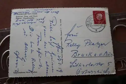 tolle alte Karte - Grüße aus Frankfurt a.M. 1959