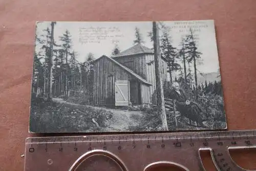 tolle alte Karte - Goethe als Greis auf dem Kickelhahn Ilmenau 