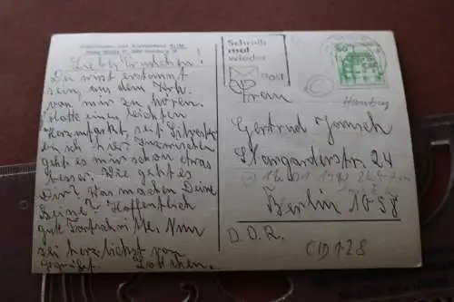 tolle alte Karte -  Diakonessen und Krankenhaus ELIM - Hamburg 1982