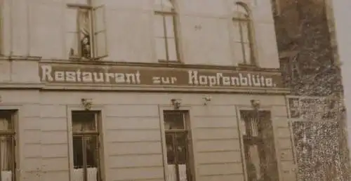 tolles altes Foto - Restaurant zur Hopfenblüte - Brauerei Jever Niederlage