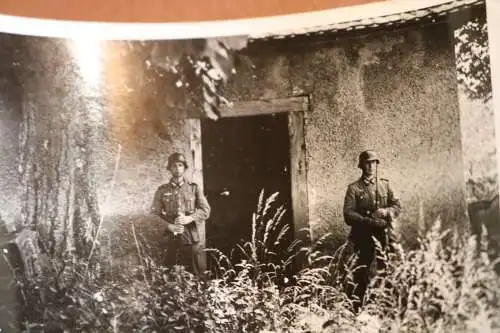 drei tolle alte Fotos Bunker Stollhofen 1940 