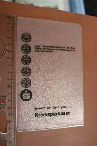 alte Sparbuchhülle - Kreissparkasse - Alter ?