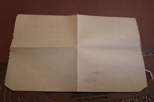 altes Registrierungspapier eines Mannes Essen-Werden Juni 1945 - Military Gouver