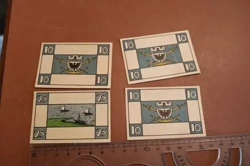 Wilhelmshaven 4 Scheine Notgeld