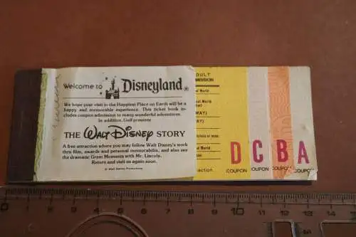 alte Eintrittskarten  Disneyworld Amerika ? - Alter ??
