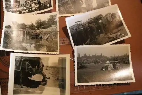 90 Fotos eines Soldaten - Frankreich,  Abrüstplatz, Helme Gefangene