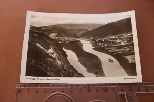 drei tolle alte Karten - Oberweser Personen Dampfschiffahrt 