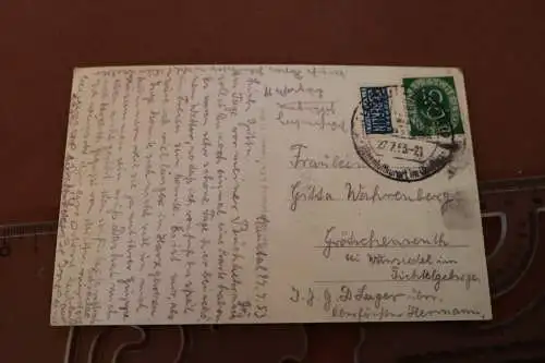tolle alte Karte - Jugendherberge  Clausthal-Zellerfeld 