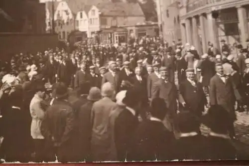 tolles altes Foto - Münster 1927 - Studenten Germania im Festzug