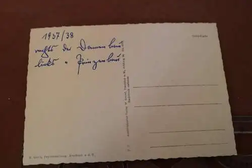 tolle alte Karte - Kavalier- und Damenbau im Fürstenlager  1937