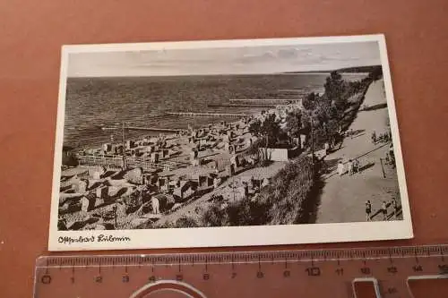 tolle alte Karte - Ostseebad Lubmin - Strand 