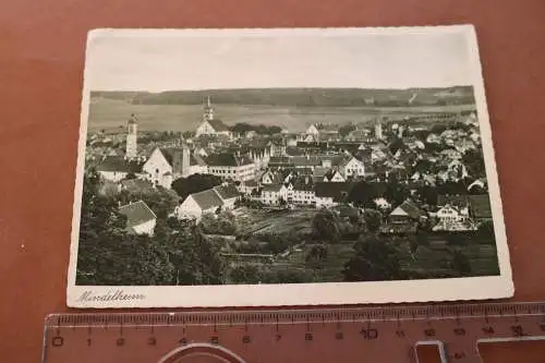 tolle alte Karte - Ansicht Mindelheim 