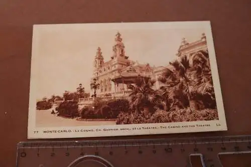 tolle alte Karte - Monte-Carlo - Le Casino 
