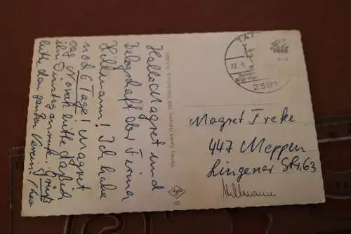 tolle alte Karte - Flensburg Mürwik - Marinestützpunkt 