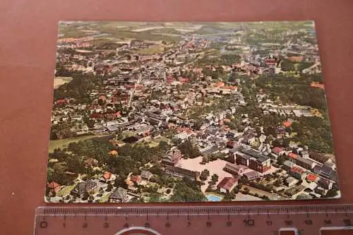 tolle alte Karte - Bad Oldesloe - Luftaufnahme  70er Jahre 