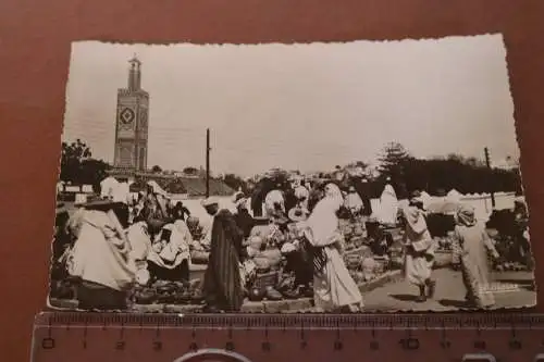 alte Karte - Afrika - Tanger - Markt 