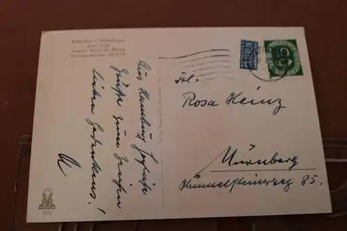 alte Karte - Rittscher´s Wirtshaus mit Passagierdampfer ? Altona 