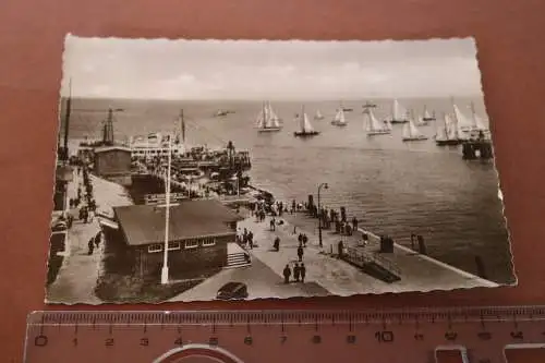 alte Karte - Nordseeheilbad Cuxhaven  Segel-Regatta 1960