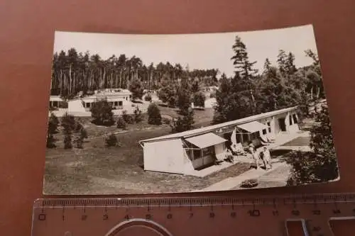 alte Karte - FDGB Urlaubersiedlung Völkerfreundschaft Klink Waren Müritz  1968