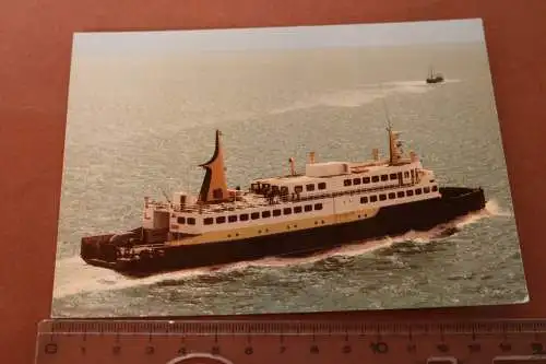 Alte Karte - Fährschiff ??? Terschelling 1983