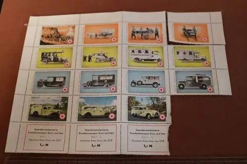 15 alte Spendenmarken Deutsches Rotes Kreuz DDR 