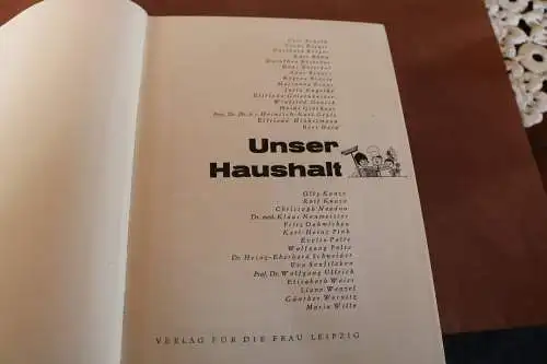 altes Buch - Unser Haushalt - Verlag für die Frau Leipzig 1964 - 767 Seiten