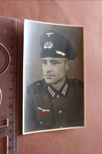 tolles altes Foto - Portrait eines Soldaten Schirmmütze Bad Wildungen