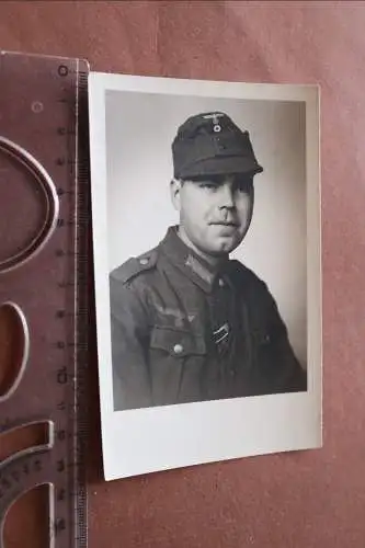 tolles altes Foto - Portrait eines Soldaten Feldmütze - Regensburg