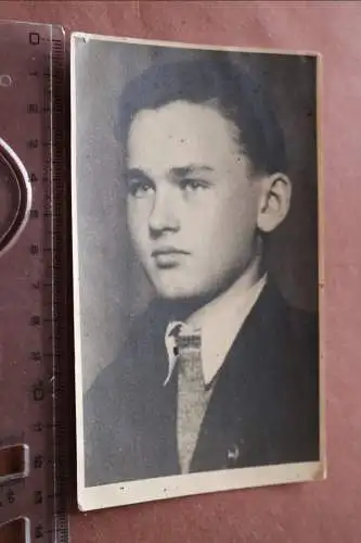  altes Foto - Portrait junger Mann - Pimpf 