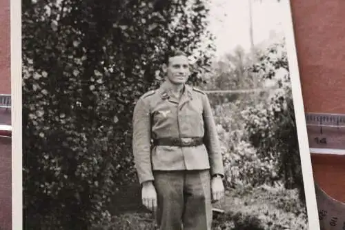tolles altes Foto - Portrait eines Soldaten Luftwaffe Flakabteilung  Eschweiler