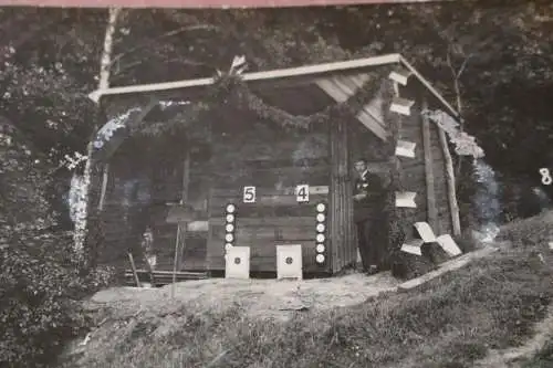 altes Foto - Schiessplatz ??? Zielscheiben - Lunzonau 1910-20 ??