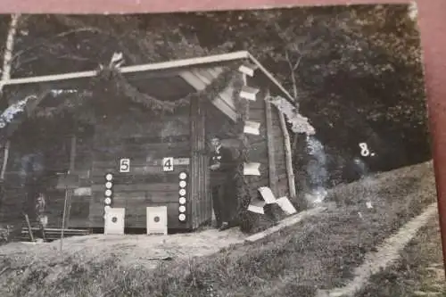 altes Foto - Schiessplatz ??? Zielscheiben - Lunzonau 1910-20 ??